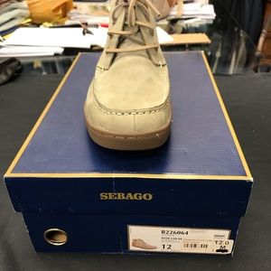 New sebago leather upper in original box